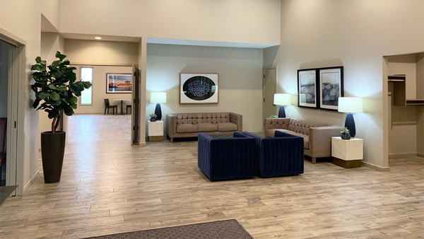 Lobby at Cunnick-Collins Life Celebration Center